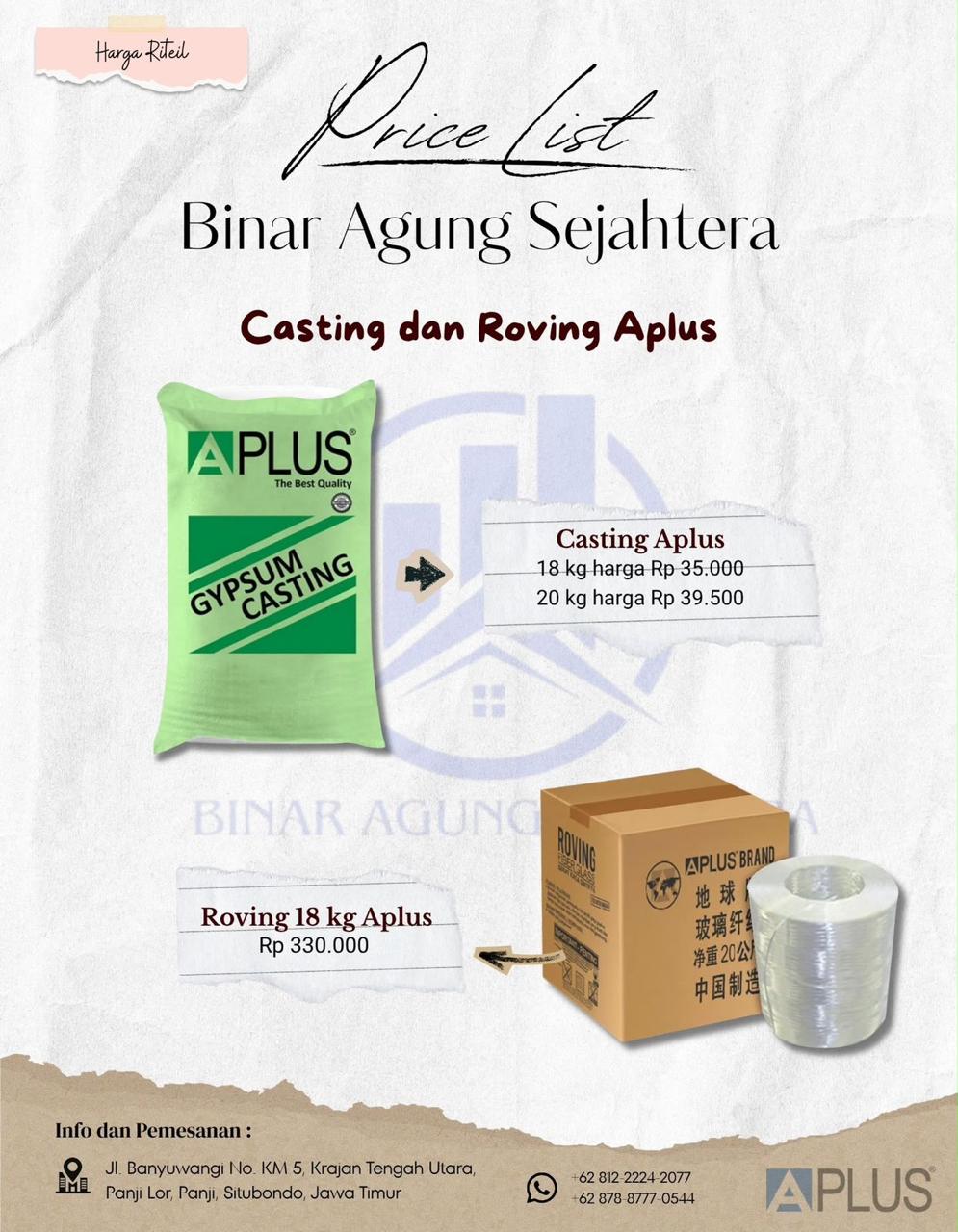 Casting Aplus 18Kg