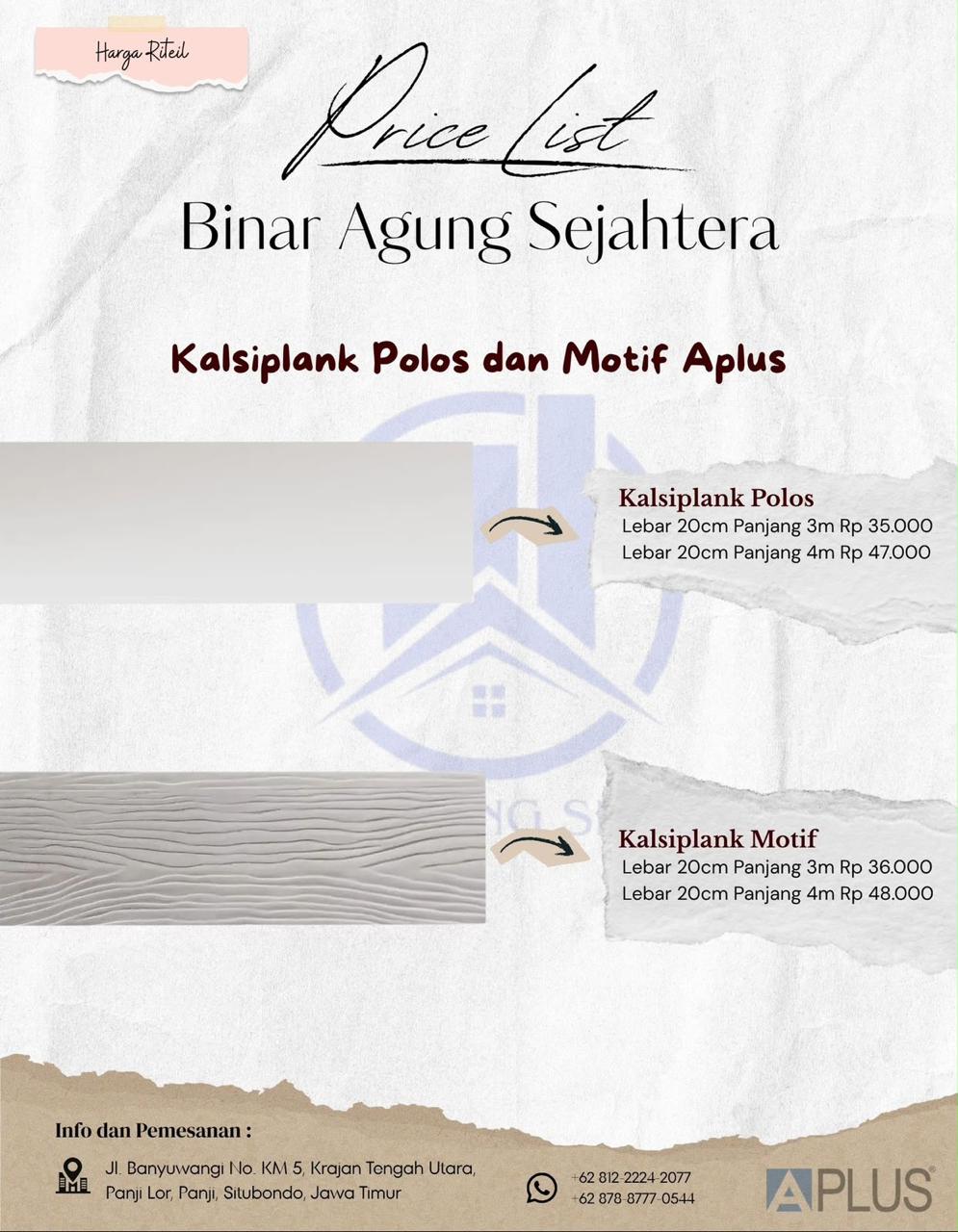 Kalsiplank Motif